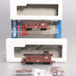 Walthers 932-27562 HO CB&Q 4-Window Wood Caboose (Set of 2) #13818/13967