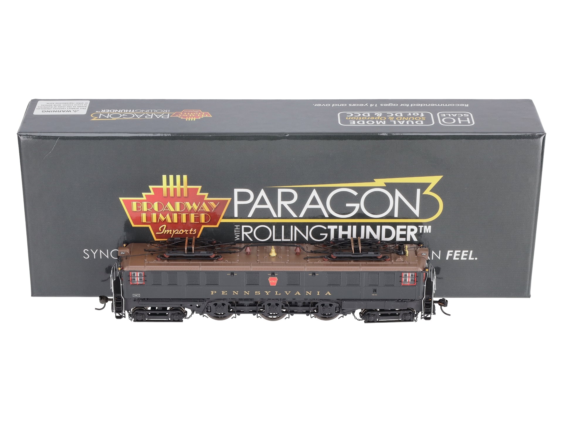 Broadway Limited 4701 HO PRR P5a Boxcab Electric Locomotive #4742 w/ DCC/SND