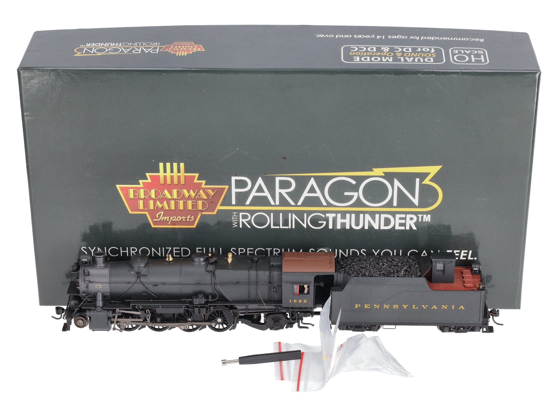 Broadway Limited 4045 HO Pennsylvania Railroad Class L1s 2-8-2 Postwar #1682