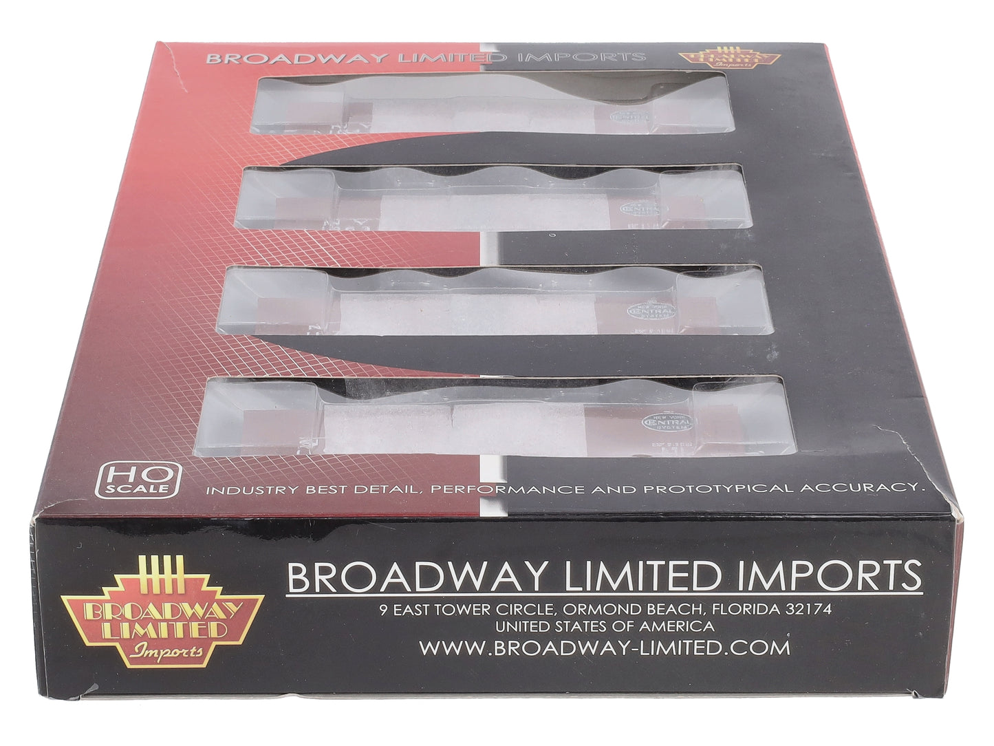 Broadway Limited 1751 HO NYC Specification 486 40' Steel Boxcar (Pack of 4)