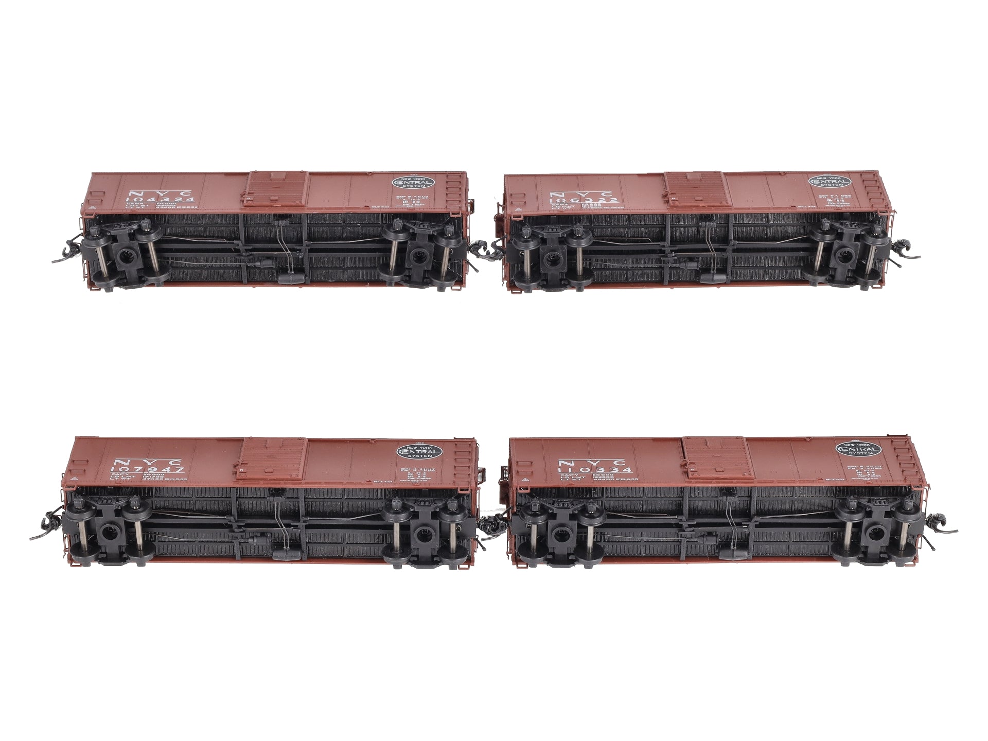 Broadway Limited 1751 HO NYC Specification 486 40' Steel Boxcar (Pack of 4)