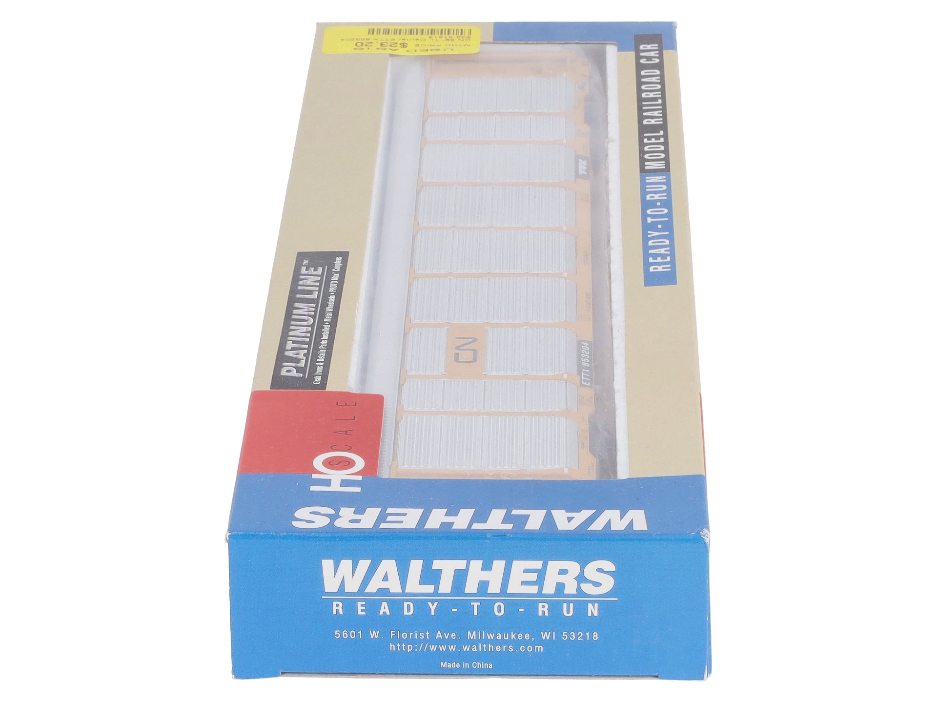 Walthers 932-41814 HO Scale CN Tri-Lvl Auto Carrier #853204