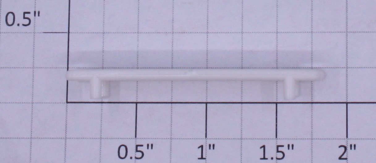 Lionel 6814-31 White Blank Stretcher with Peg Legs