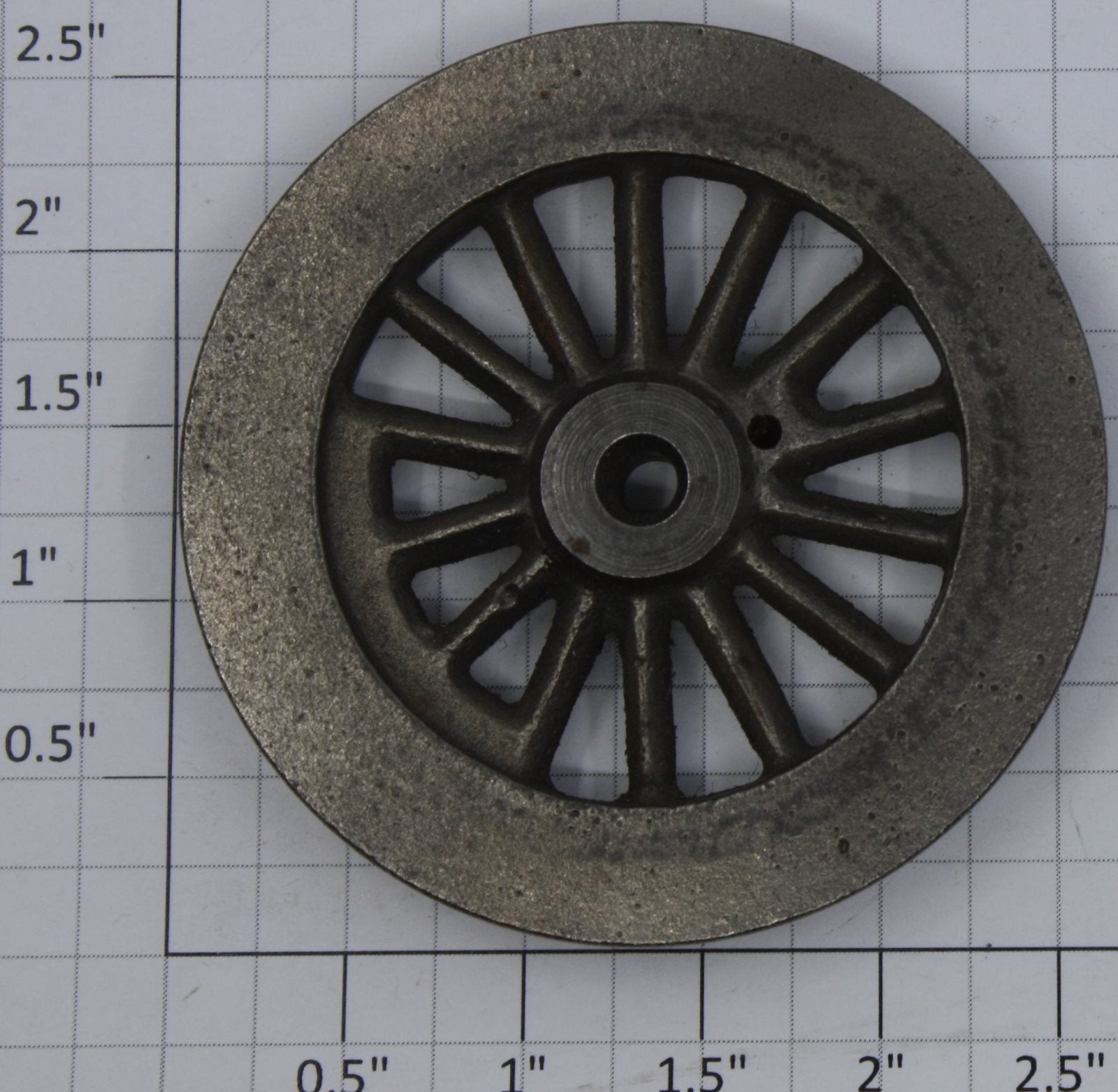 Lionel 5L-40 Cast Iron Thick Rim Spoked 2-5/8