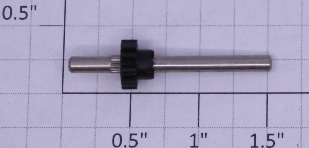 Lionel 3360-48 Burro Crane Pinion & Shaft Assembly