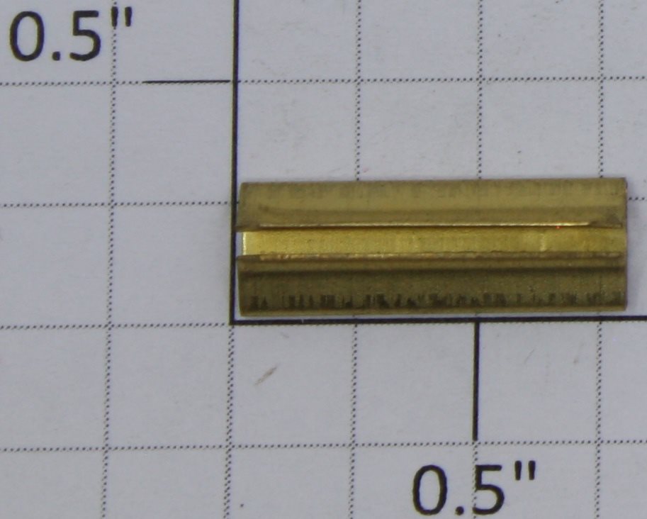 Acme 6091-1 G Gauge Large Brass Rail Joiner