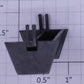 Lionel 6264-3 O Gauge Black Lumber Flat Car Rack