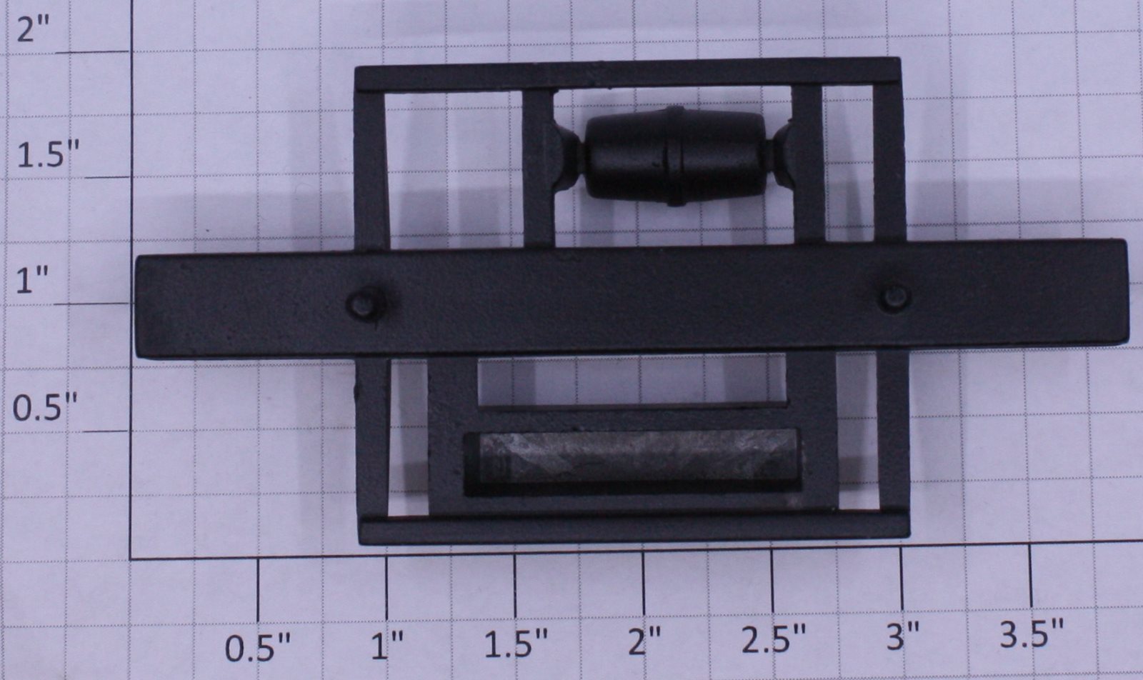 Lionel 6109732104 O Gauge Flat Black Cast Bay Window Caboose Underframe