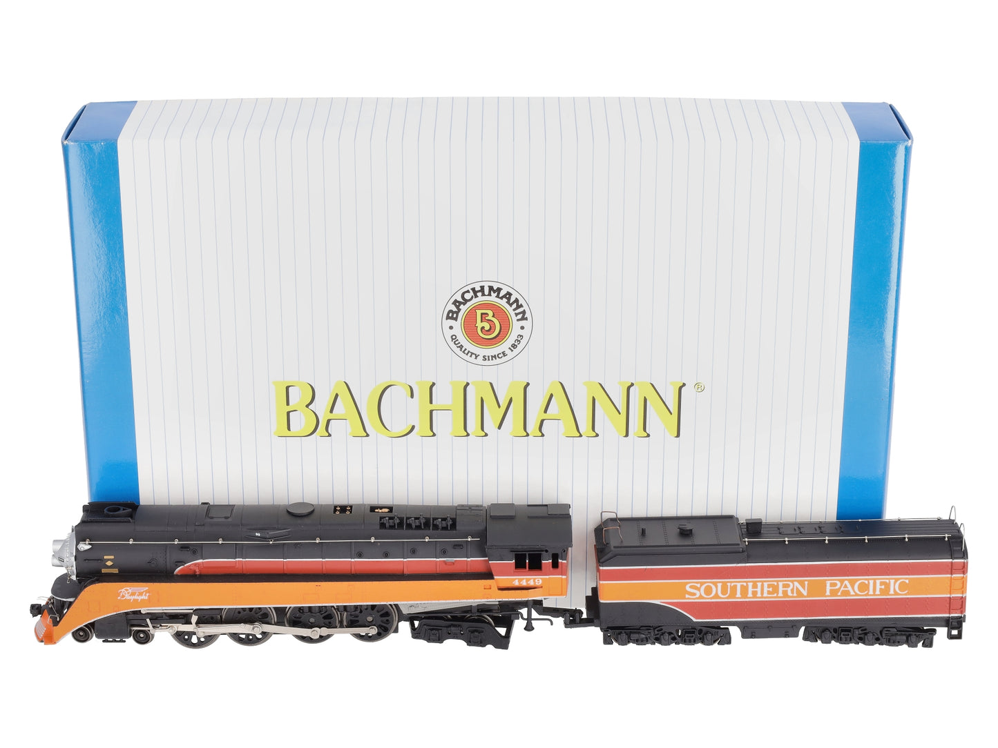 Bachmann 11301 HO Southern Pacific 4-8-4 Daylight Steam Locomotive #4449 LN/Box