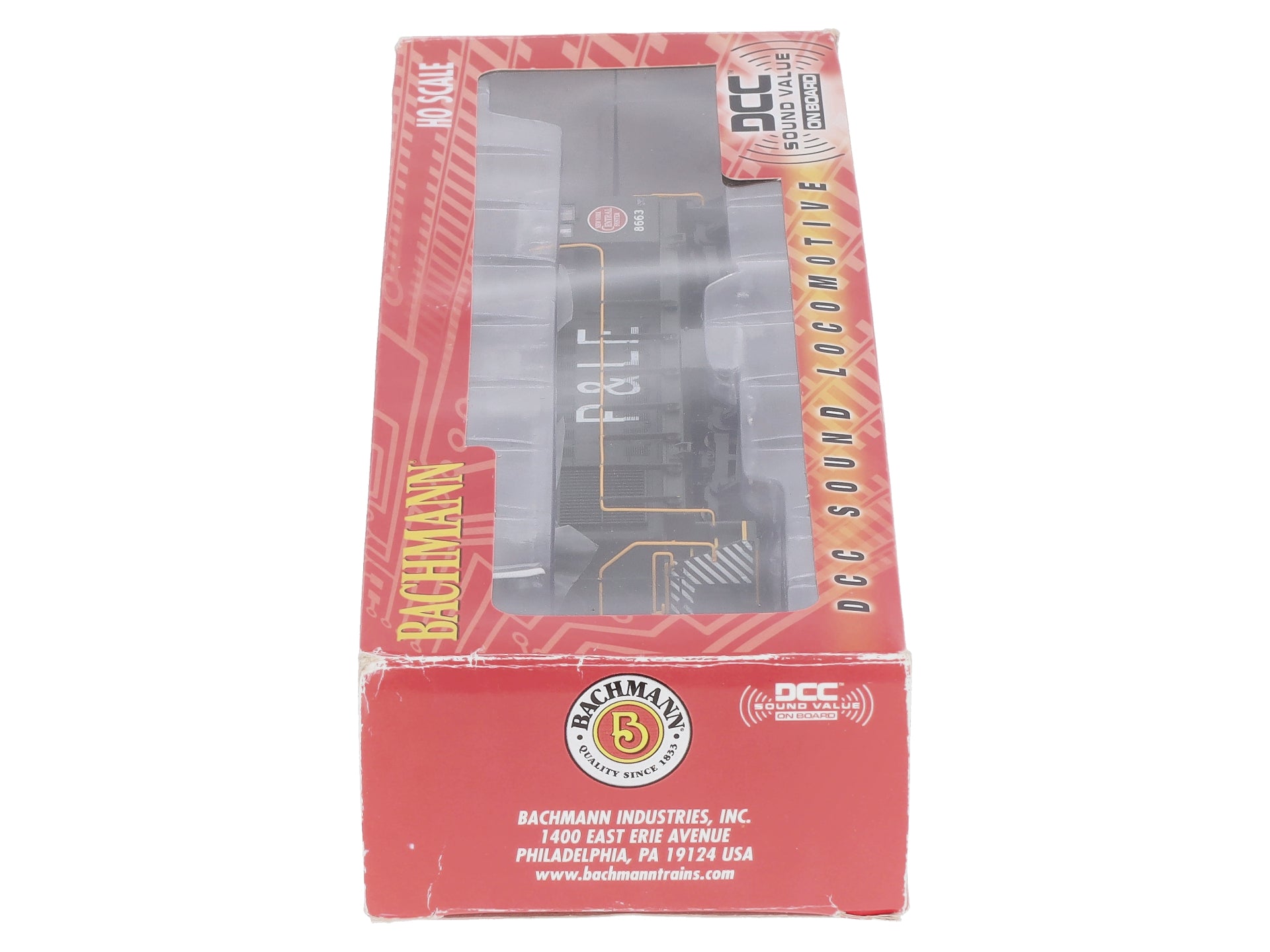 Bachmann 63208 HO New York Central ALCO S4 Diesel Locomotive #8663 w/DCC/Sound LN/Box