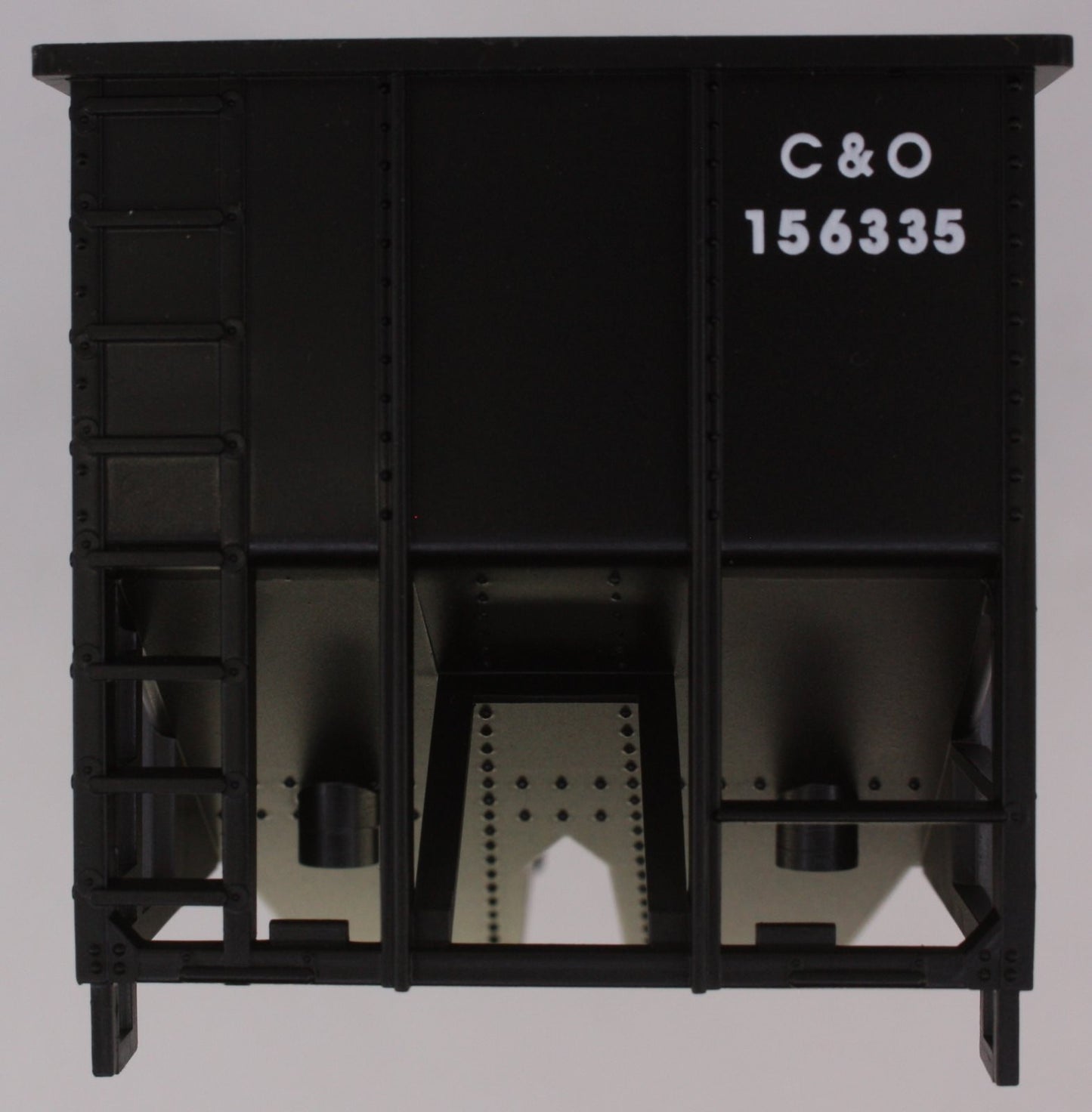 Lionel 17153-7  C&O 3-Bay Hopper Body Shell #156335
