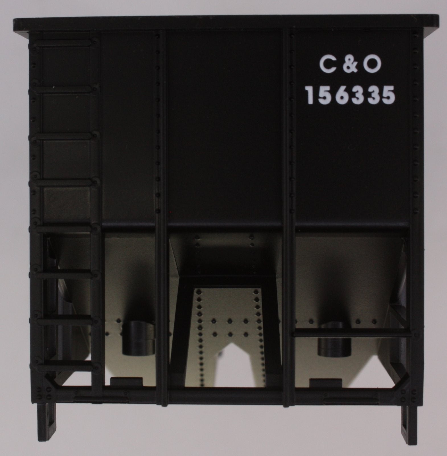 Lionel 17153-7  C&O 3-Bay Hopper Body Shell #156335