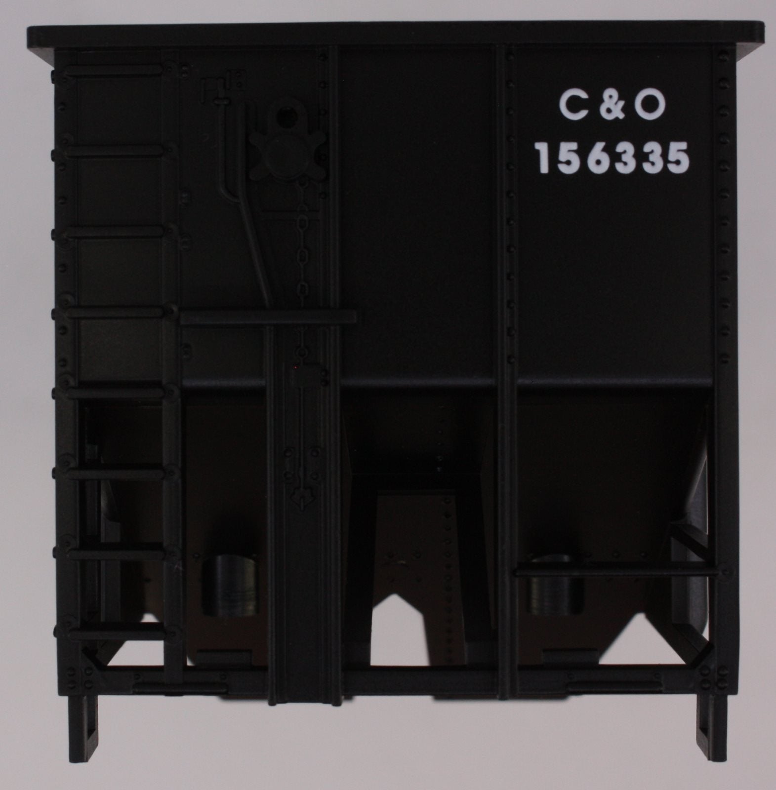 Lionel 17153-7  C&O 3-Bay Hopper Body Shell #156335