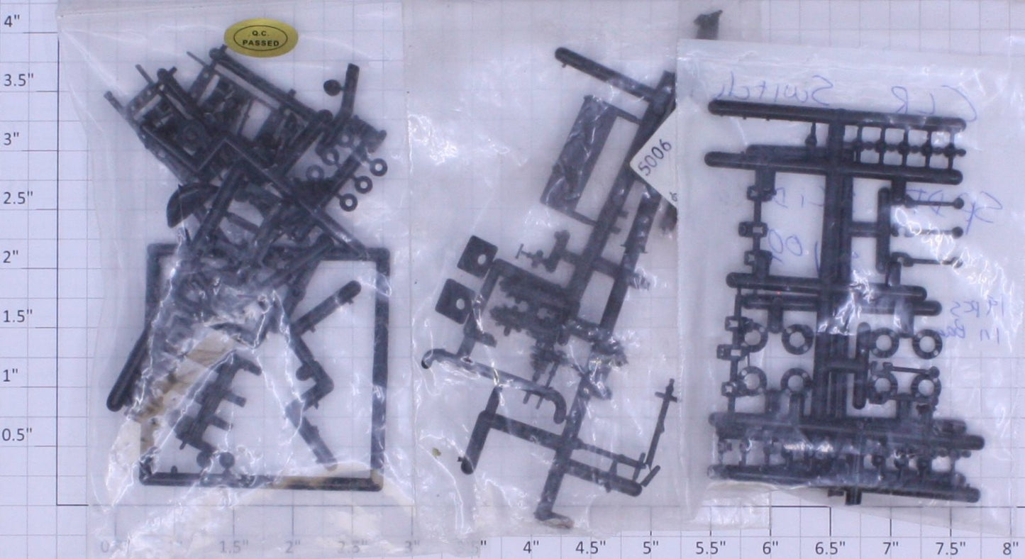 Acme 0918-14 HO Gauge Trucks, Couplings Parts Assortment