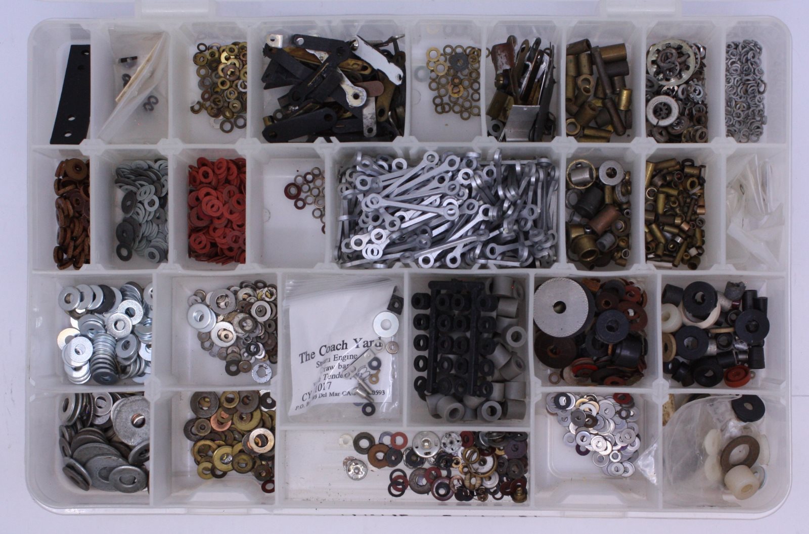 Acme 0918-18 HO Gauge Washers and Drawbar Parts Assortment