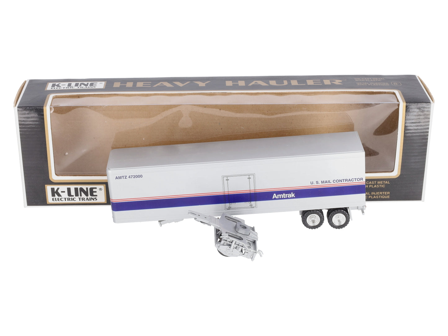 K-Line K472000 O Amtrak AMTZ Heavy Hauler Road Railer Trailer LN/Box