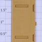Lionel 16229-45 Erie Lackawanna Yellow Auto Carrier "B" Door