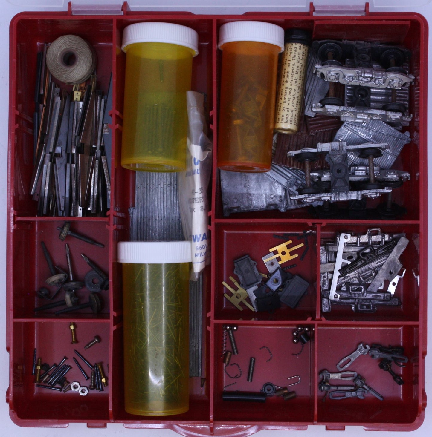 Acme 0918-02 HO Gauge Screws, Nails, Trucks and Door Parts Assortment
