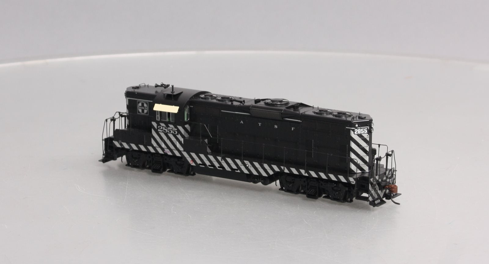 Athearn G62431 HO Santa Fe GP7 Zebra Diesel Locomotive #2855