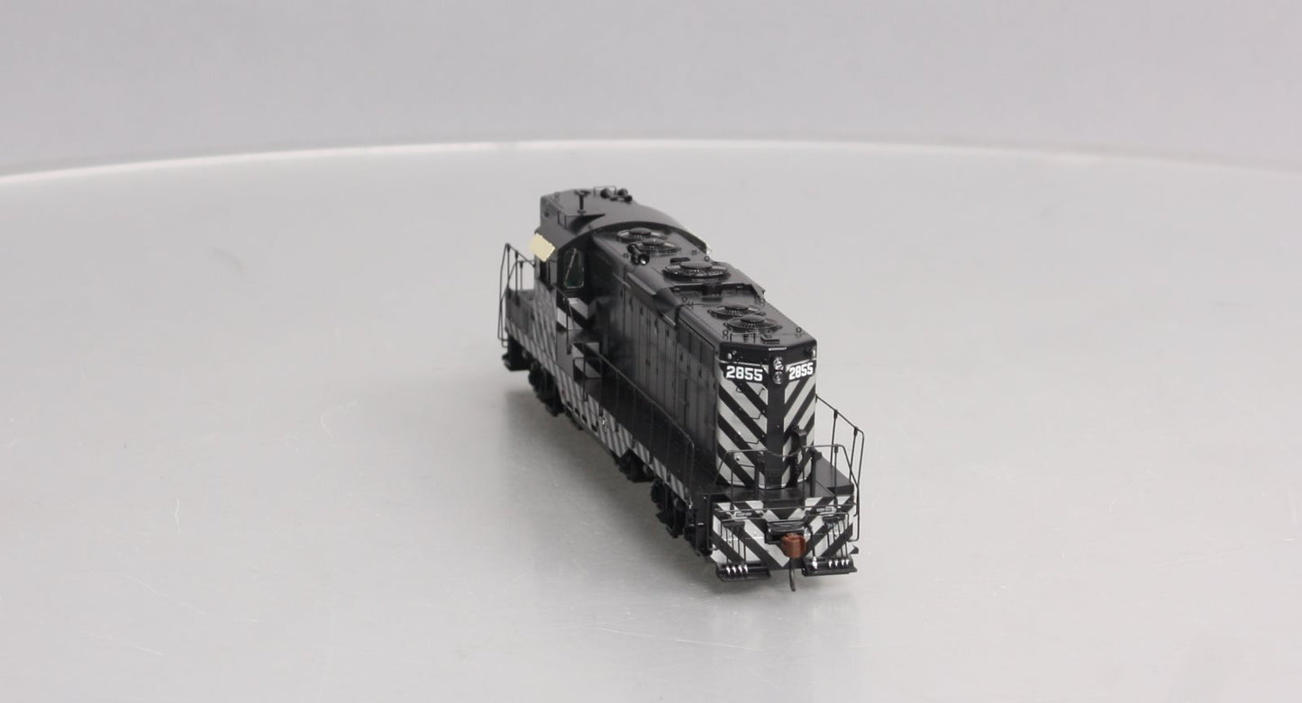 Athearn G62431 HO Santa Fe GP7 Zebra Diesel Locomotive #2855