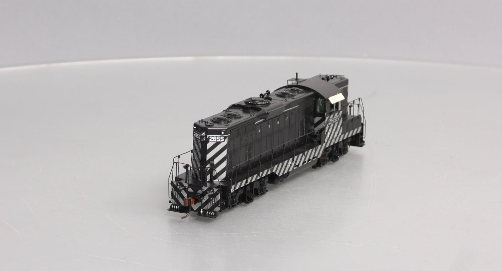 Athearn G62431 HO Santa Fe GP7 Zebra Diesel Locomotive #2855