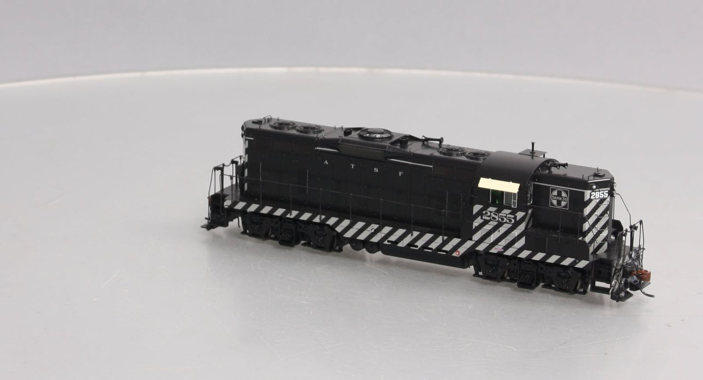 Athearn G62431 HO Santa Fe GP7 Zebra Diesel Locomotive #2855