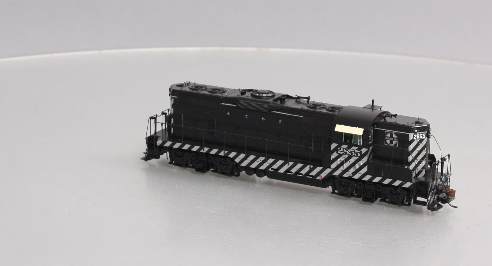 Athearn G62431 HO Santa Fe GP7 Zebra Diesel Locomotive #2855