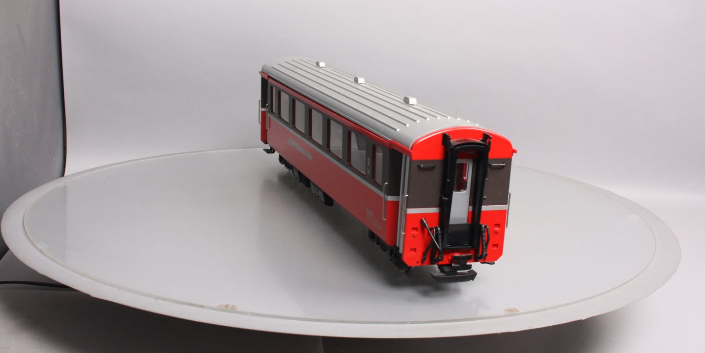 LGB 33670 G Scale RhB Passenger Car - Metal Wheels LN/Box