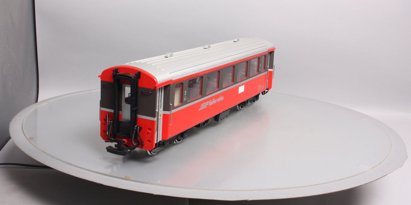 LGB 33670 G Scale RhB Passenger Car - Metal Wheels LN/Box