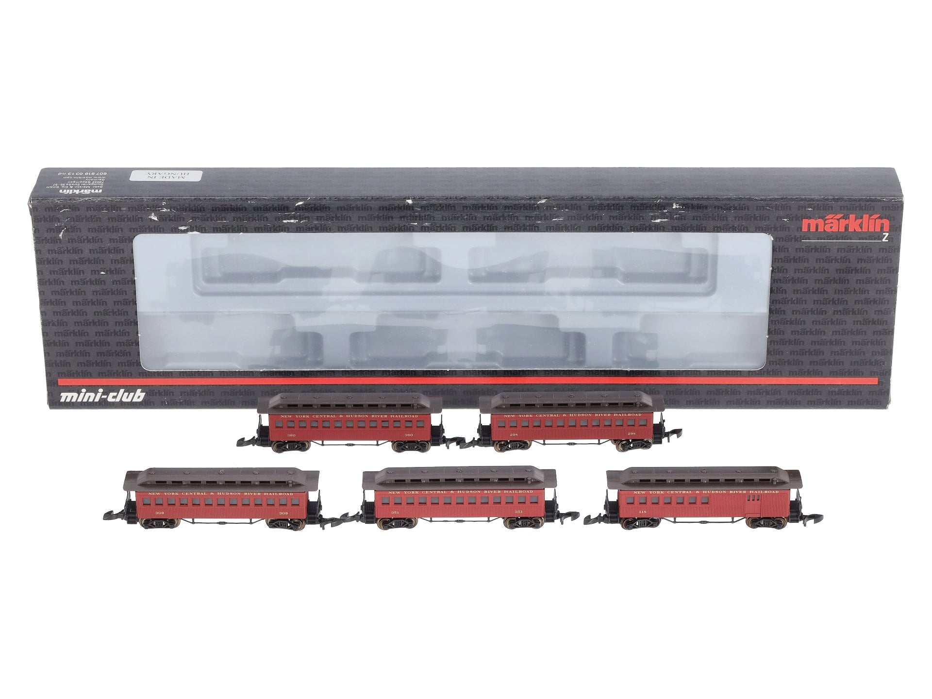 Marklin 87911 Z NYC & Hudson River Old-Time Passenger Set (Set of 5)