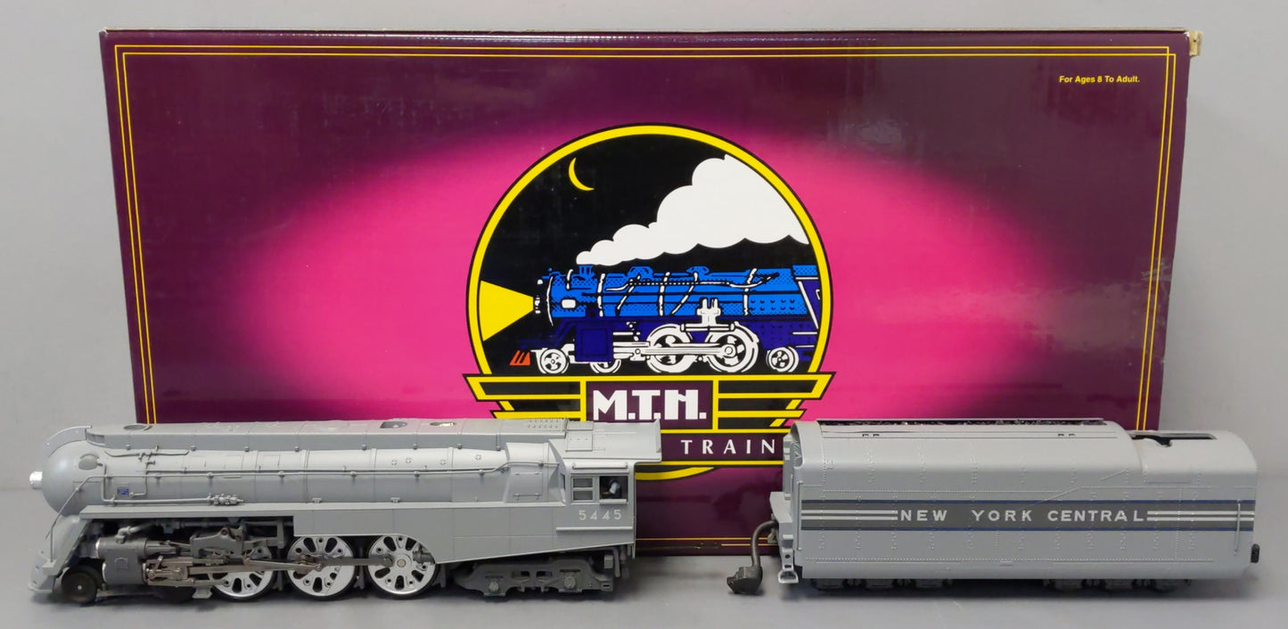 MTH 20-3045-1 O New York Central Dreyfuss Hudson Steam Loco & Tender #5445 wPS2 LN/Box