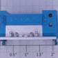 Lionel 18424-14 Blue 2-Wheel On-Track Pickup Truck Bed
