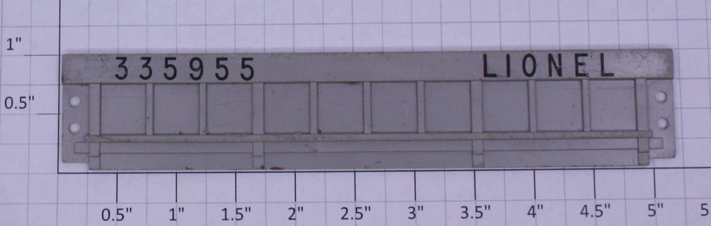 Lionel 3359-24 "Lionel" Twin-Bin Dump Car Drop Side without Pinion Arms