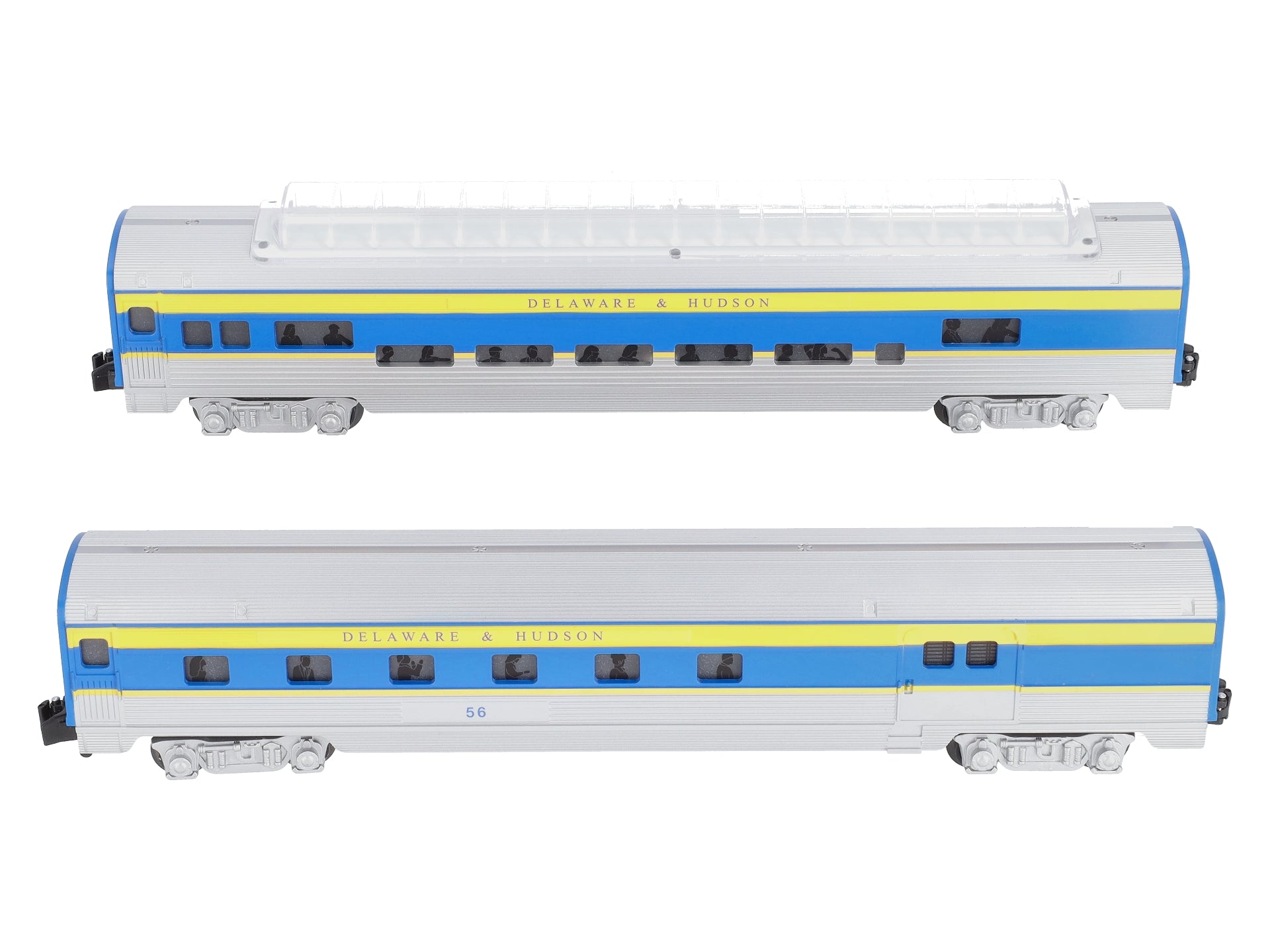 American Flyer 6-47906 S D&H Streamliner Combo & Full Vista Dome (Set of 2)