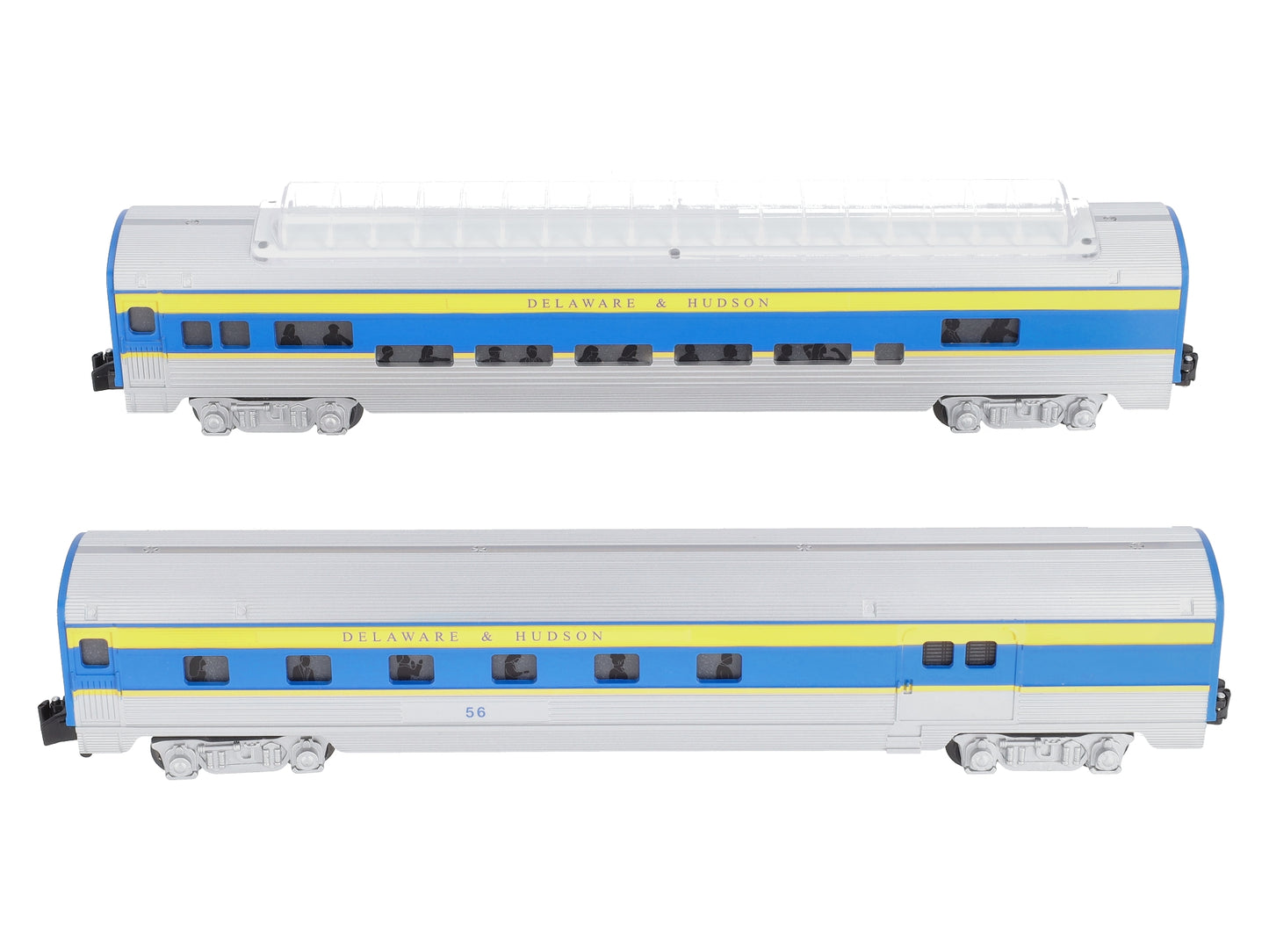 American Flyer 6-47906 S D&H Streamliner Combo & Full Vista Dome (Set of 2) LN/Box