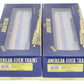 American Flyer 6-47909 S Delaware & Hudson Fluted-Side Baggage & Observation Set LN/Box