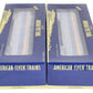 American Flyer 6-47909 S Delaware & Hudson Fluted-Side Baggage & Observation Set