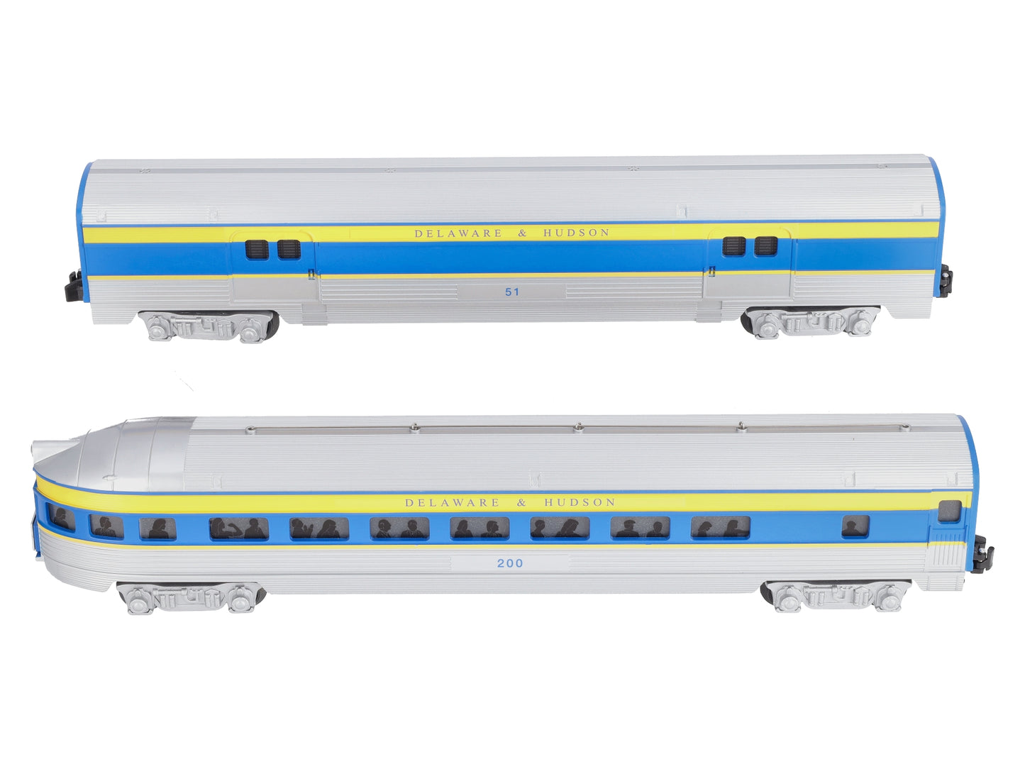 American Flyer 6-47909 S Delaware & Hudson Fluted-Side Baggage & Observation Set LN/Box