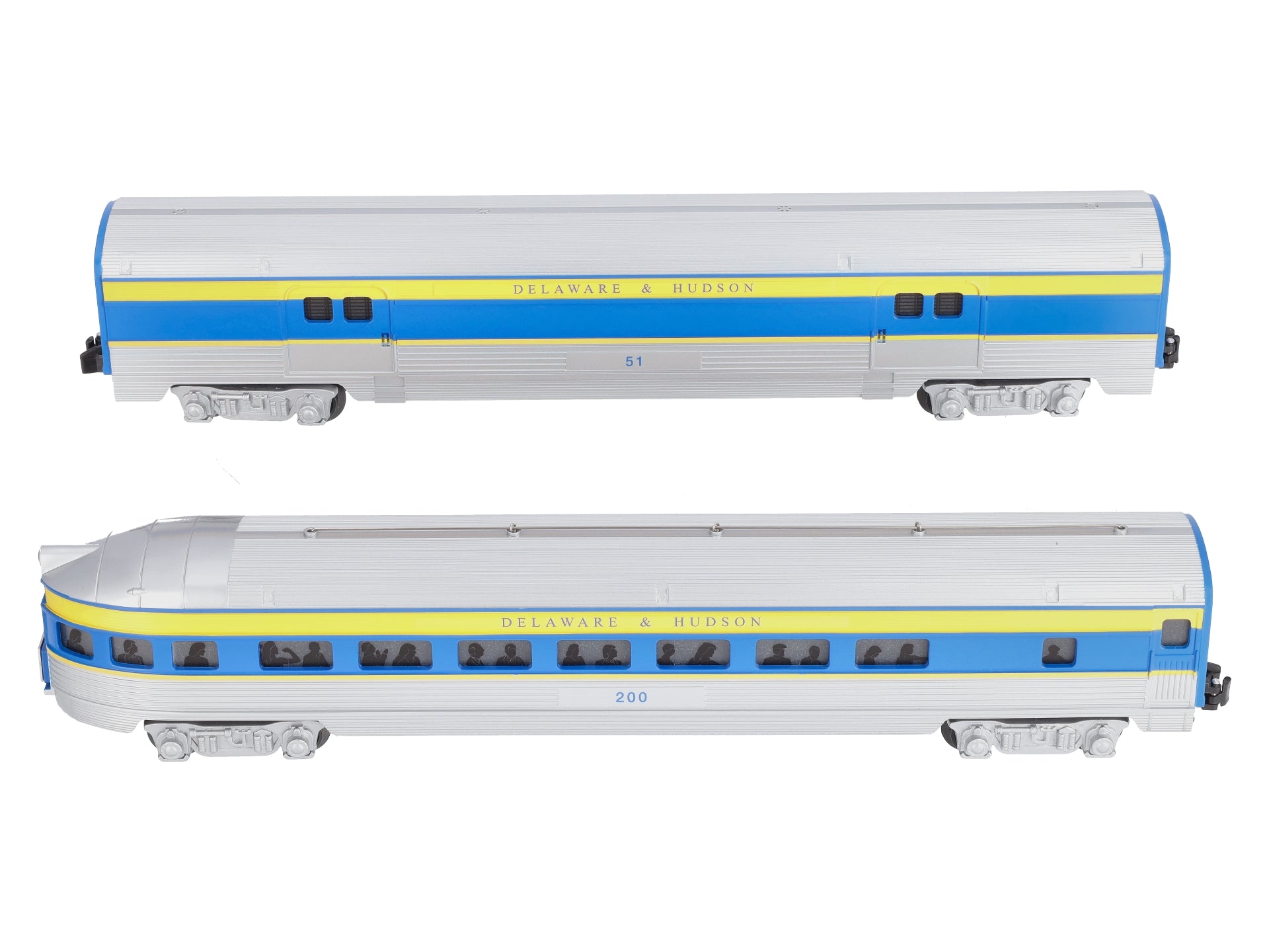 American Flyer 6-47909 S Delaware & Hudson Fluted-Side Baggage & Observation Set LN/Box