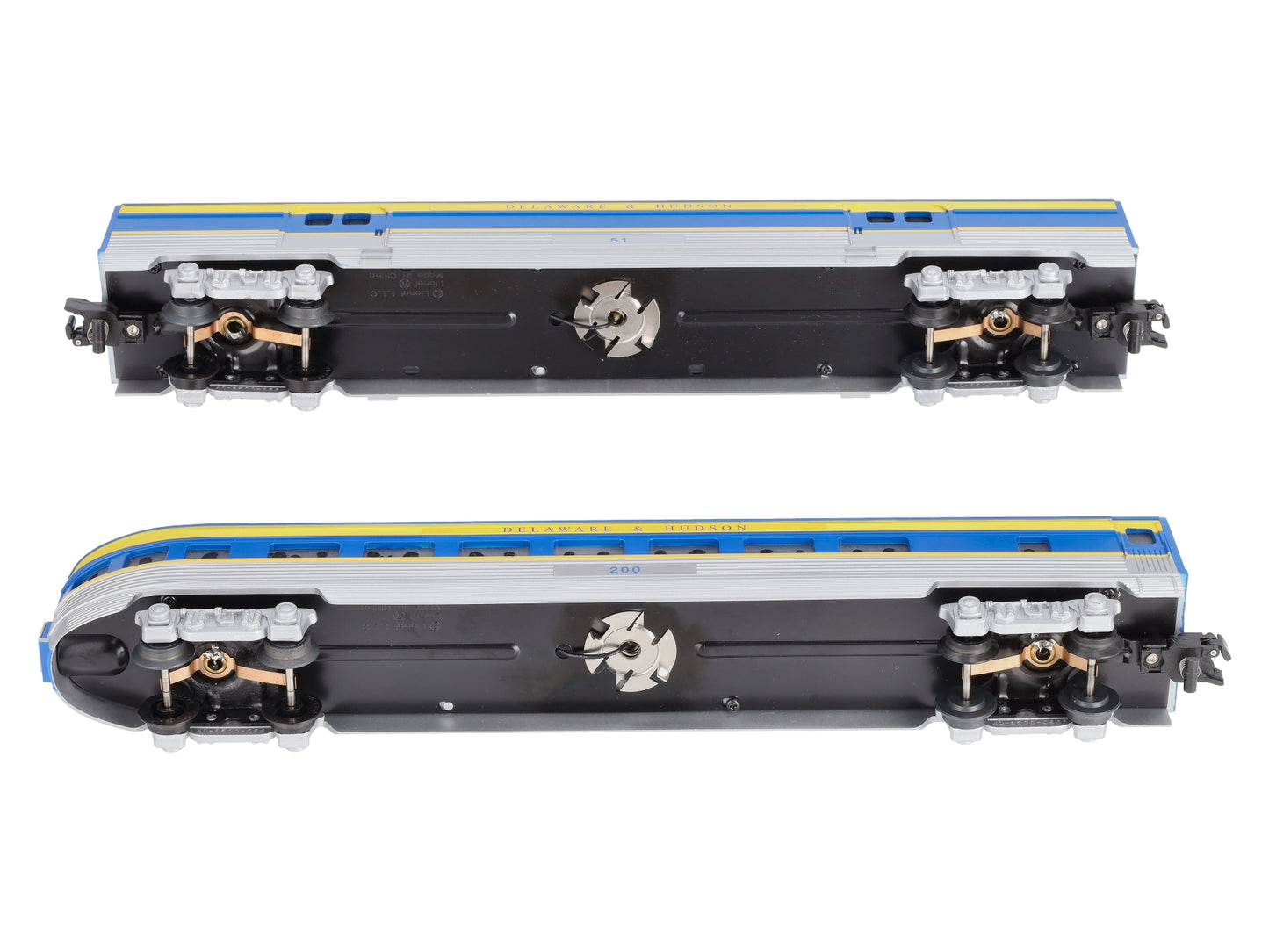 American Flyer 6-47909 S Delaware & Hudson Fluted-Side Baggage & Observation Set LN/Box