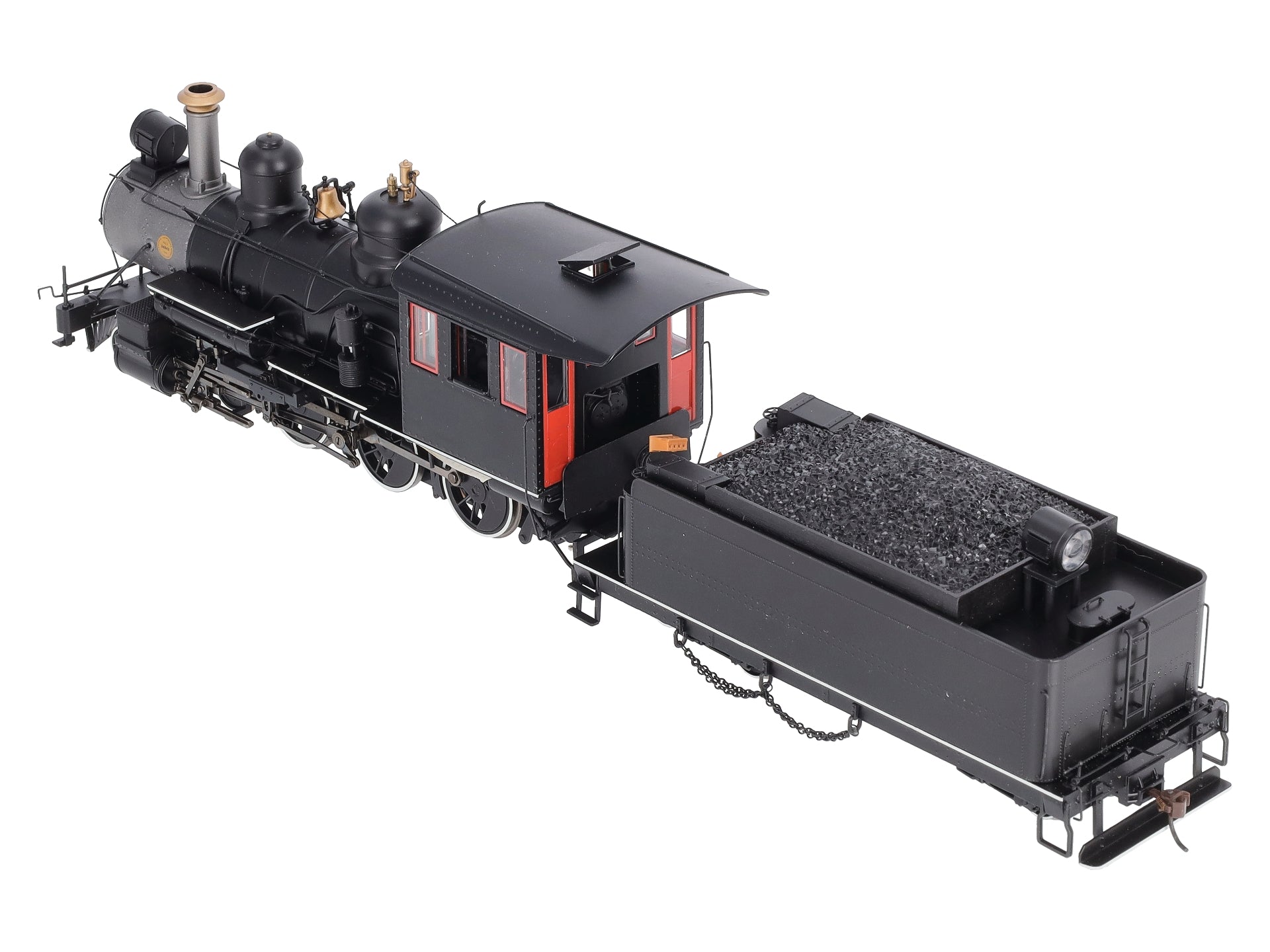 Bachmann 28698 On30 Painted & Unlettered Baldwin 4-6-0 Steam Loco & Tender w DCC