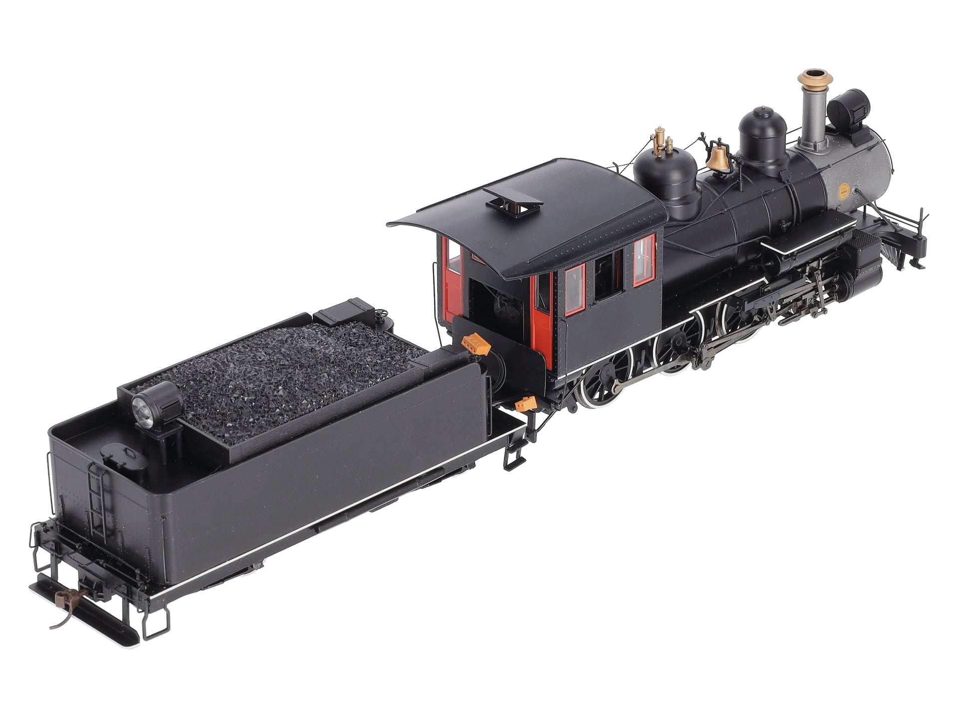 Bachmann 28698 On30 Painted & Unlettered Baldwin 4-6-0 Steam Loco & Tender w DCC