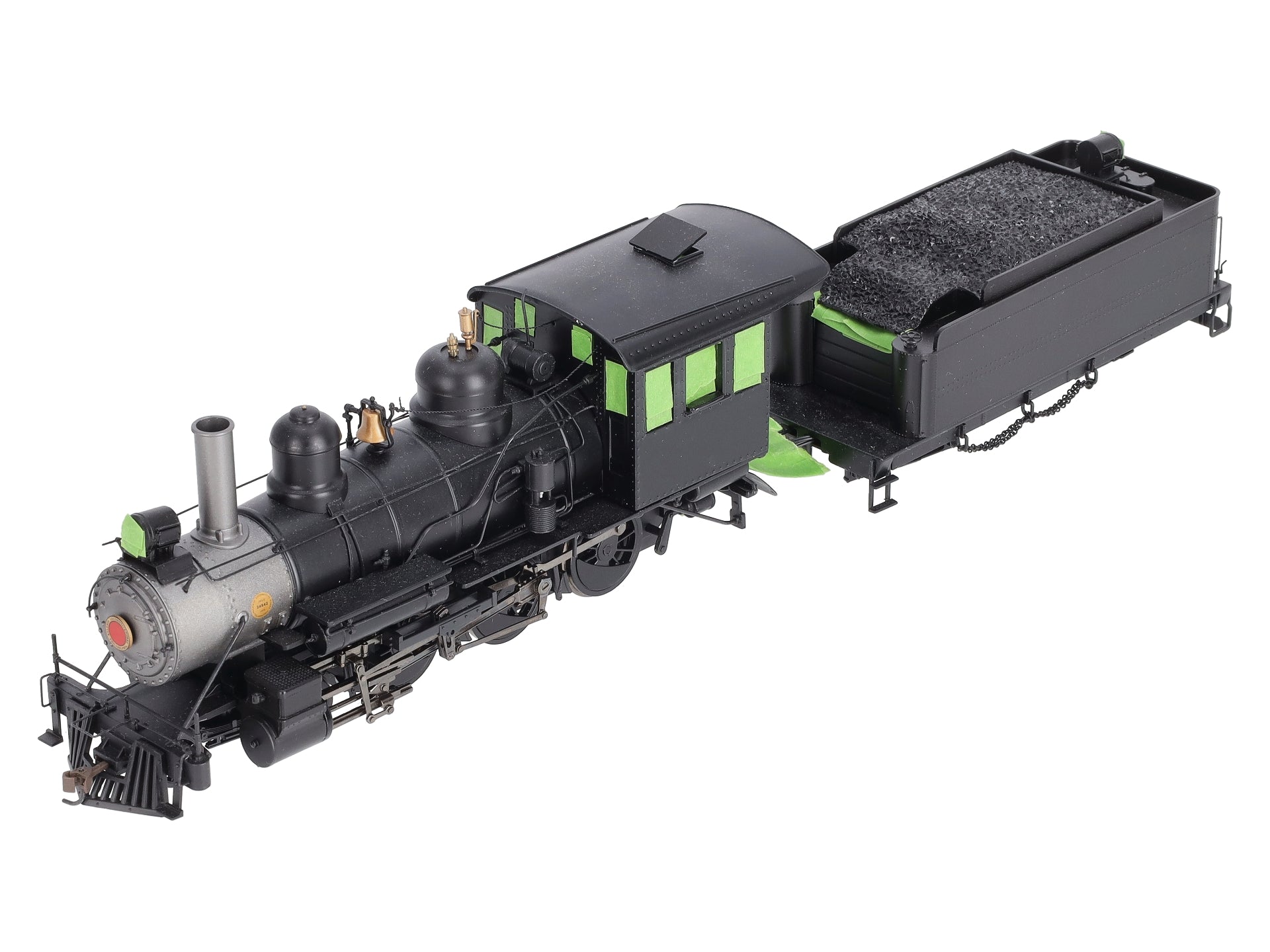 Bachmann 28696 On30 Painted & Unlettered Baldwin 4-6-0 Steel Cab