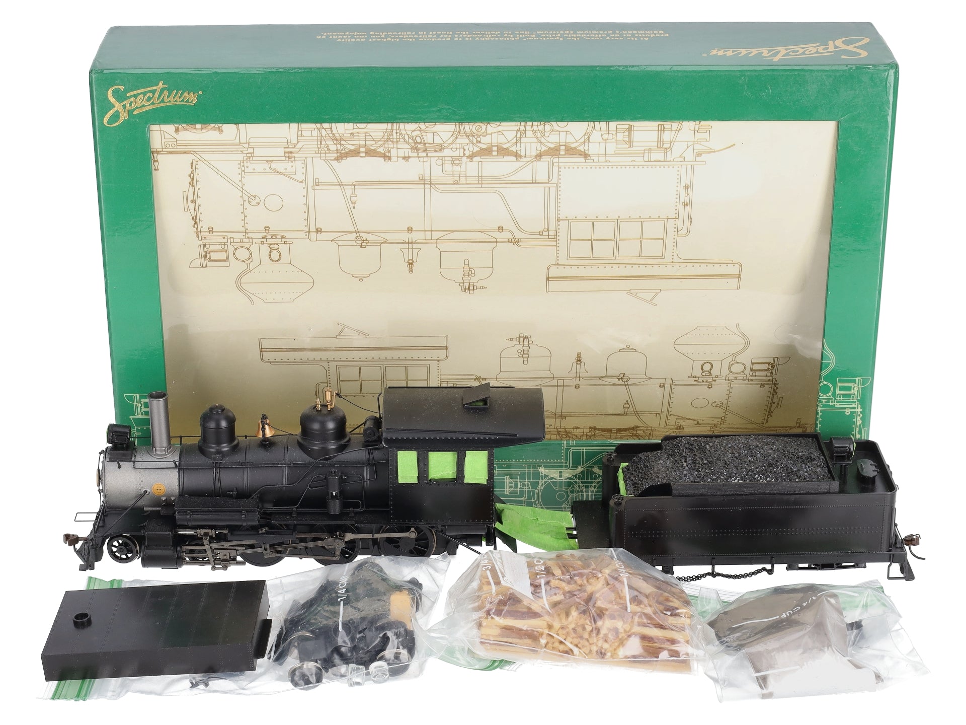 Bachmann 28696 On30 Painted & Unlettered Baldwin 4-6-0 Steel Cab with DCC