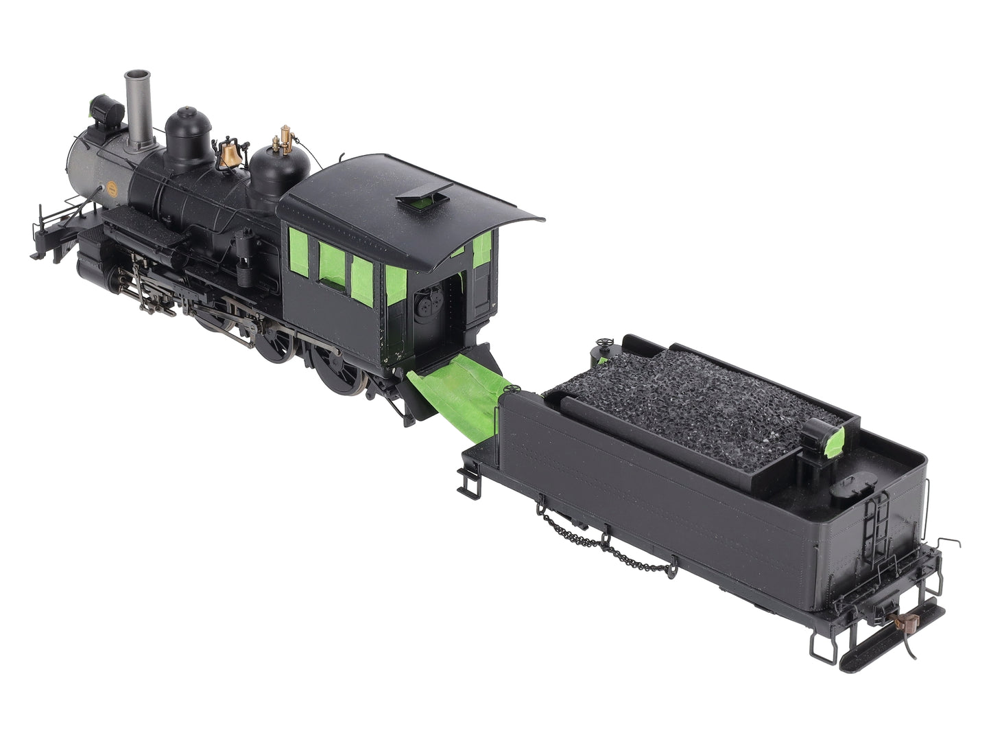Bachmann 28696 On30 Painted & Unlettered Baldwin 4-6-0 Steel Cab with DCC