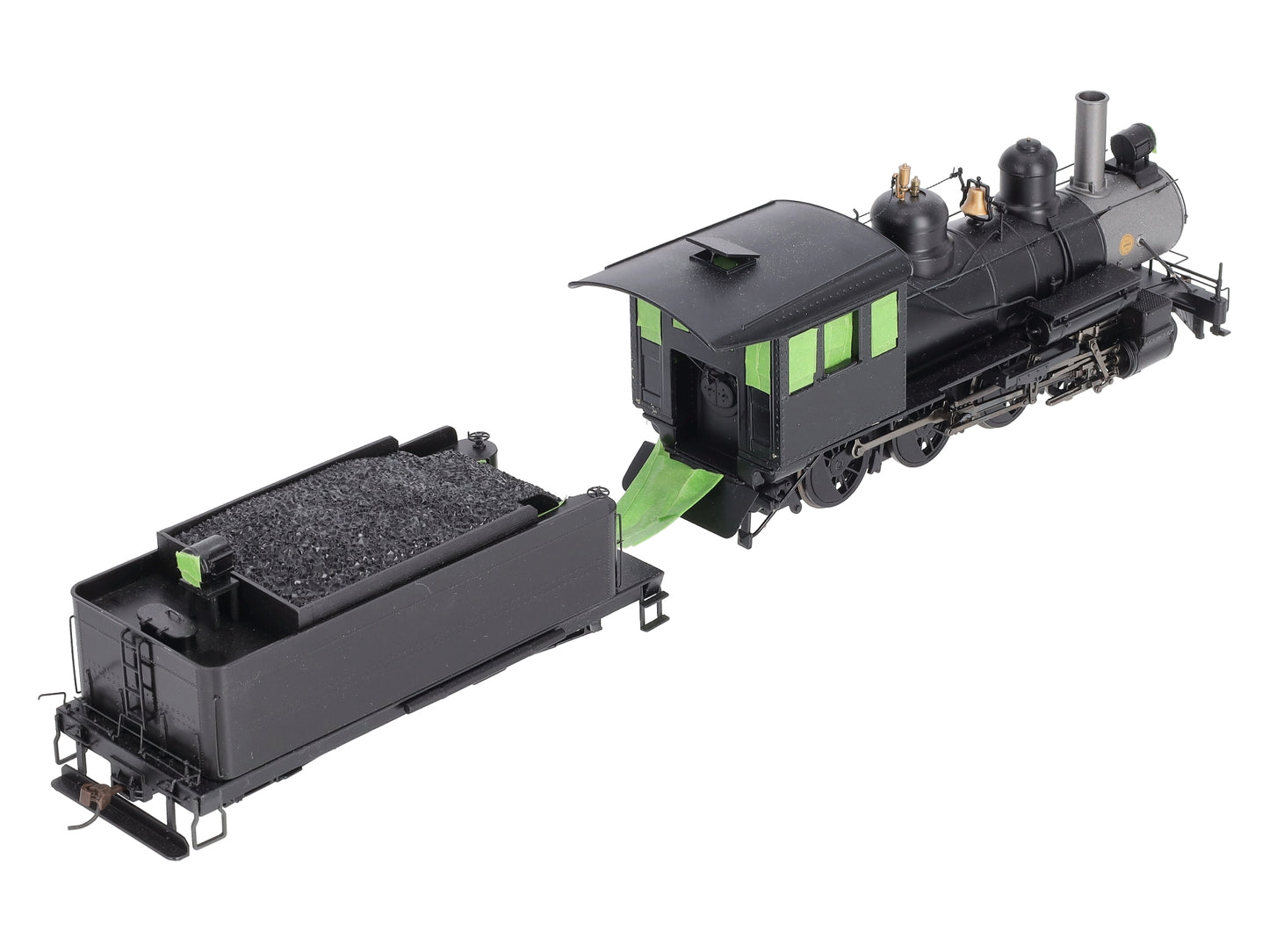 Bachmann 28696 On30 Painted & Unlettered Baldwin 4-6-0 Steel Cab with DCC