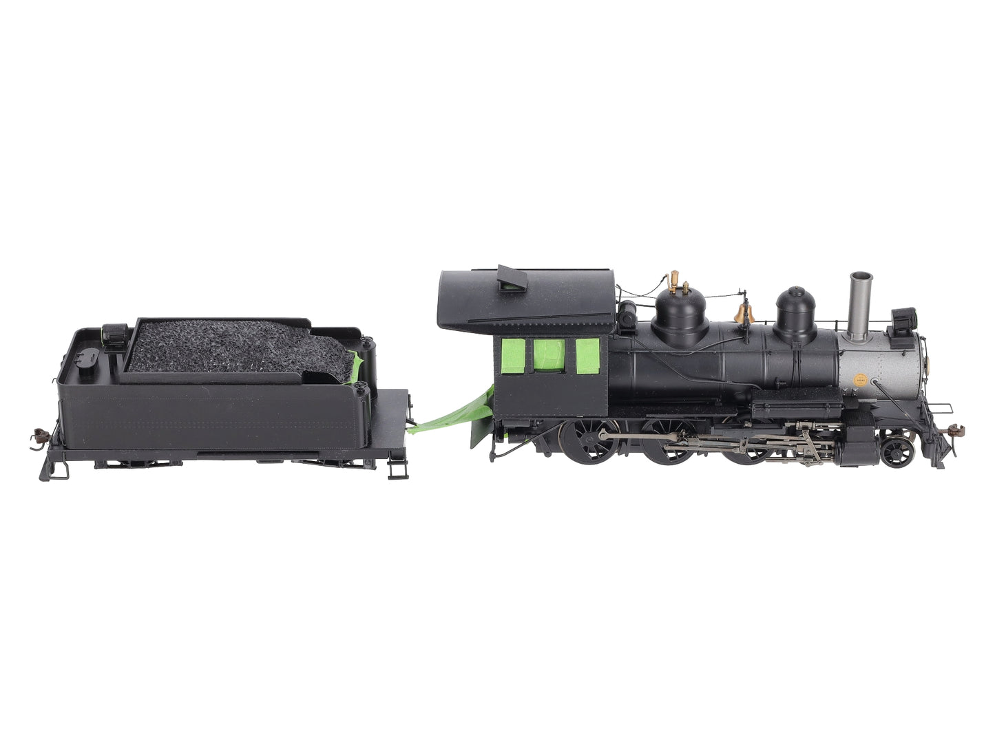 Bachmann 28696 On30 Painted & Unlettered Baldwin 4-6-0 Steel Cab with DCC