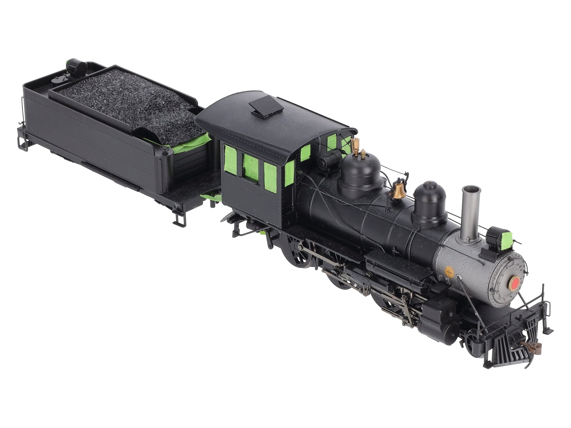 Bachmann 28696 On30 Painted & Unlettered Baldwin 4-6-0 Steel Cab with DCC