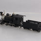 Bachmann 25299 On30 Painted & Unlettered 2-6-0 Mogul Steam Locomotive & Tender
