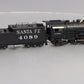 Broadway Limited 4767 HO ATSF 2-8-2 Mikado Steam Locomotive #4089 with Sound